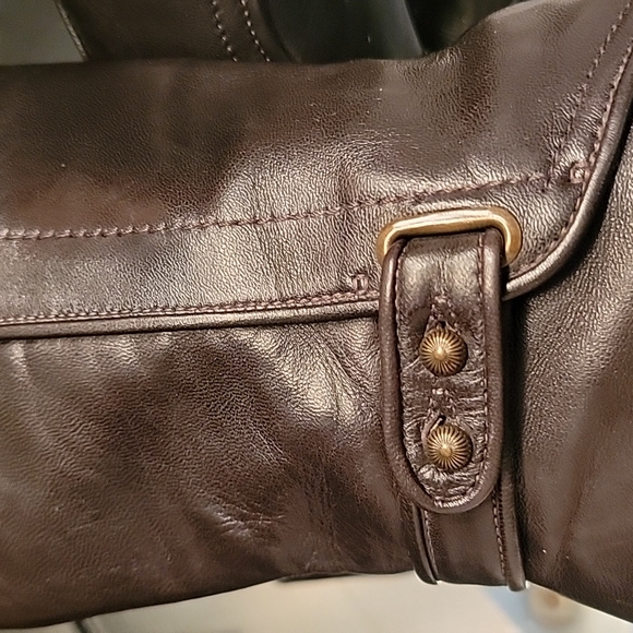 Cole Haan heel boots brown zippered sz 9.5 , 2in heel 11.5 tall . - Picture 8 of 12